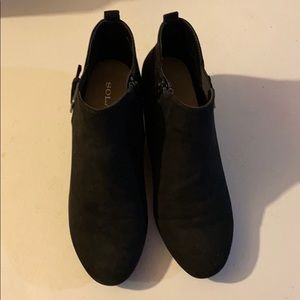 Women’s black ankle boots
